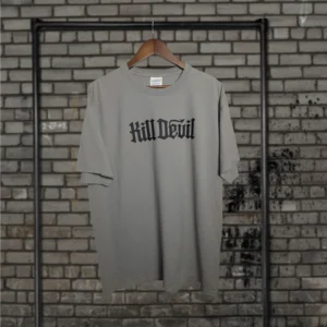 KD Quarter Tee Black Print Slate Gray